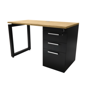 ESCRITORIO RECTO 3 GAVETAS