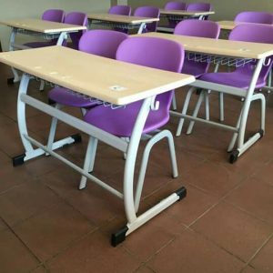 JUEGO MESA Y SILLA DOBLE